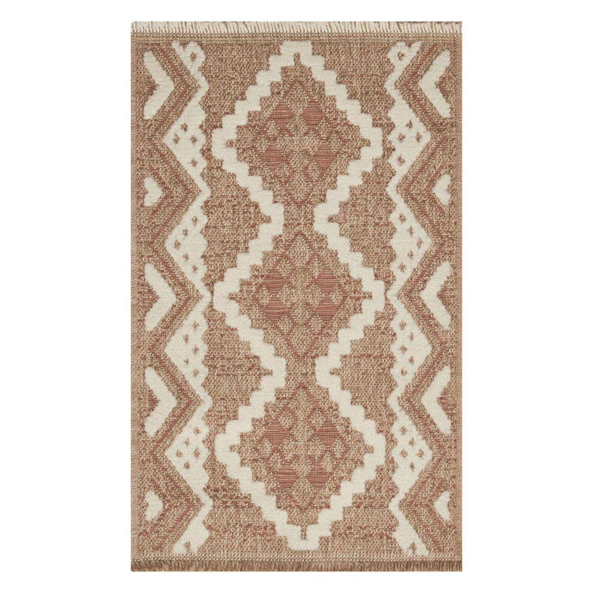 Tapis extérieur tissé kilim rectangle BUTA