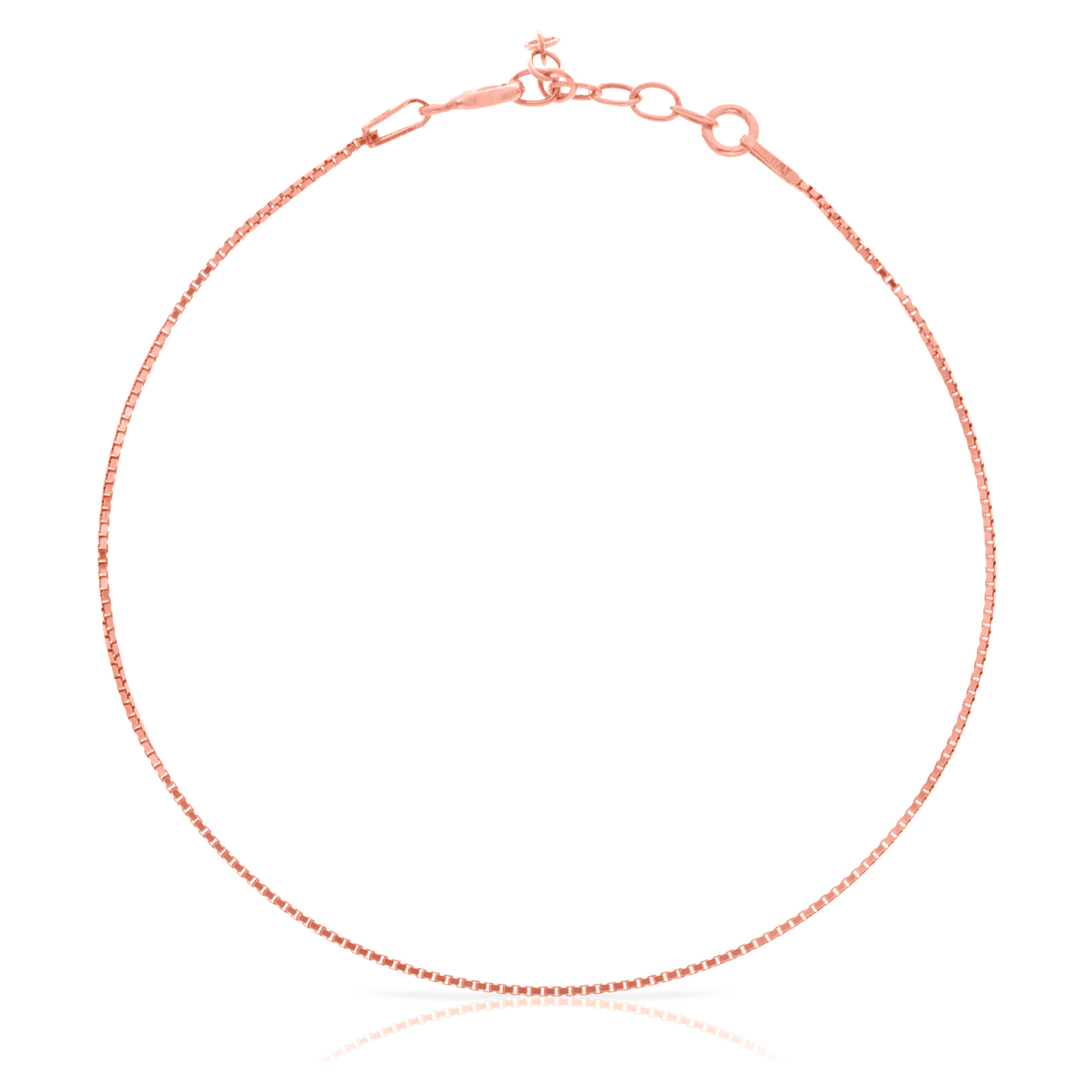 Pulsera de hilos de Plata de Ley 925 con catenado veneciano