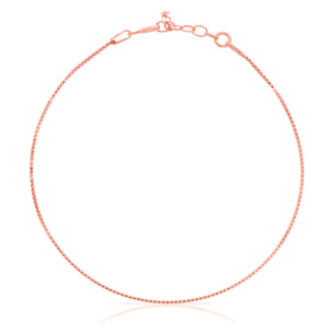 Pulsera de hilos de Plata de Ley 925 con catenado veneciano