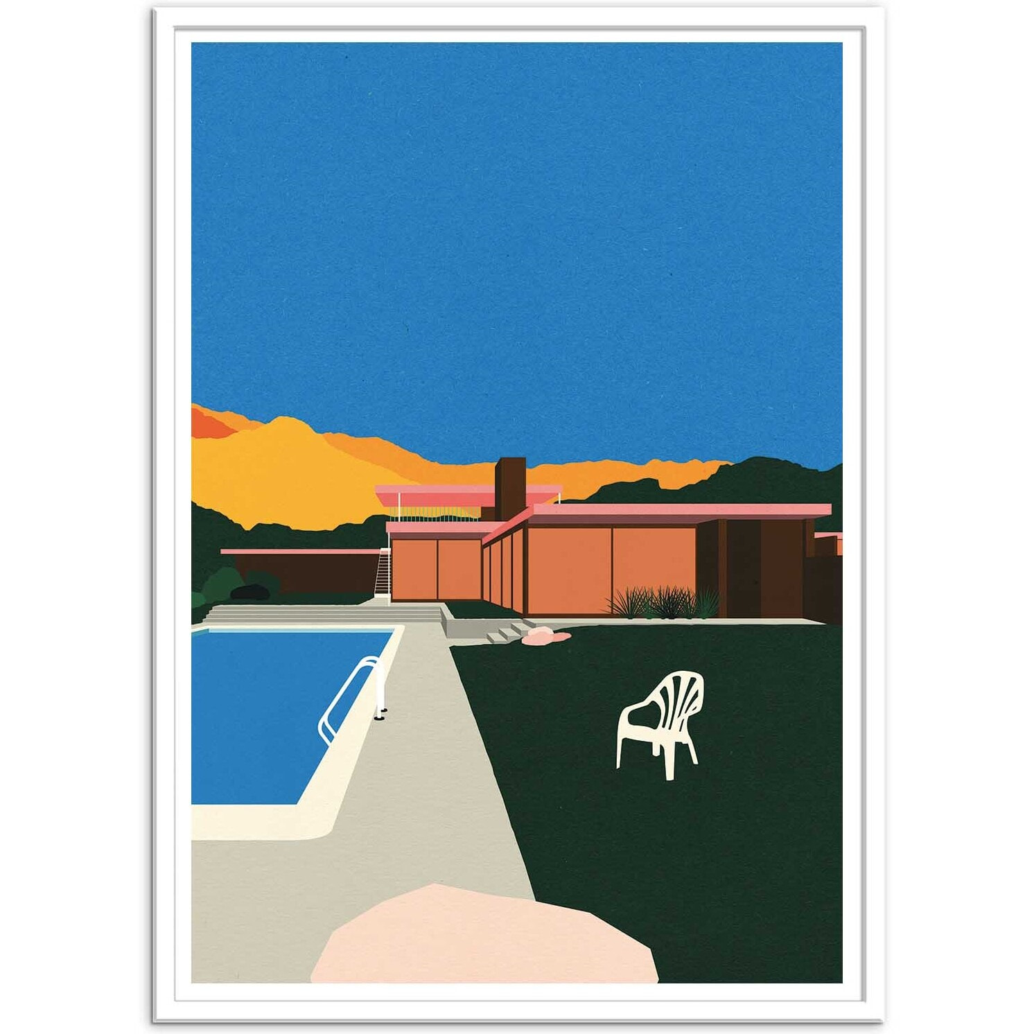 Affiche - Kaufmann Desert House Poolside - Rosi Feist