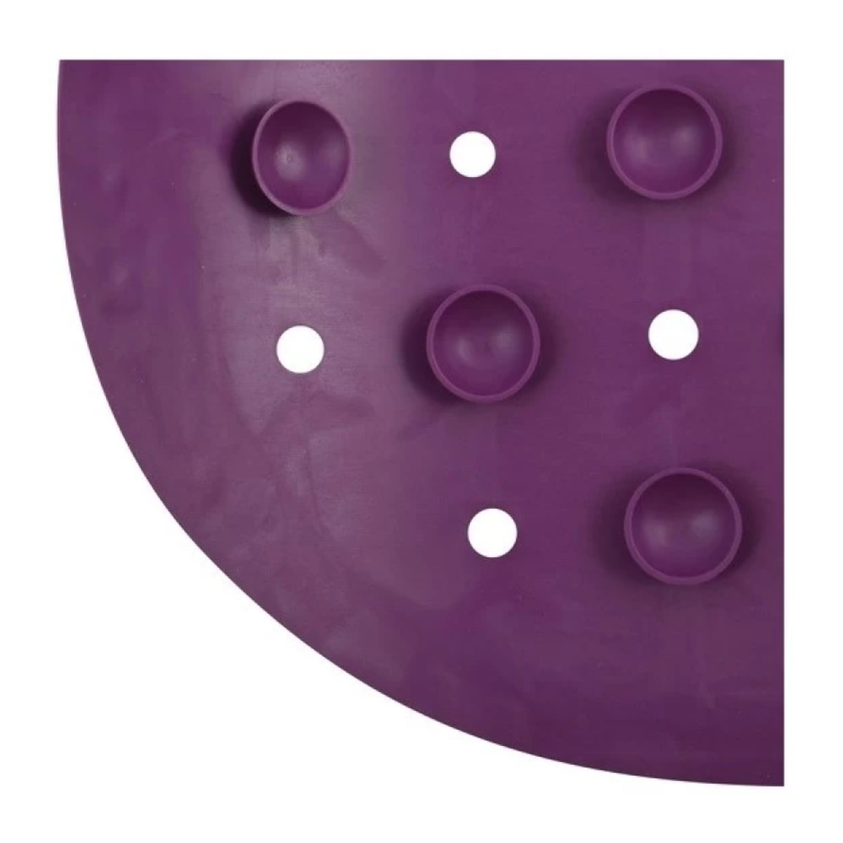 Tapis Fond de douche antidérapant Caoutchouc CLASS 54x54cm Mauve MSV