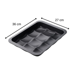 Lot avec 1 Moule 12 mini pains 36 x 27 cm, 1 spatule Zenker et 2 bols à mixer en inox Fackelmann