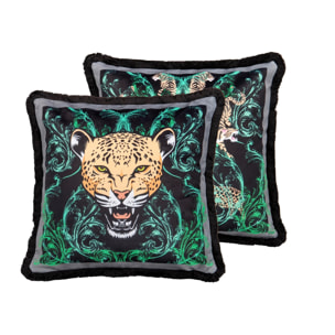 Cojin Classic Tigre Velvet 45x13x45 Cm