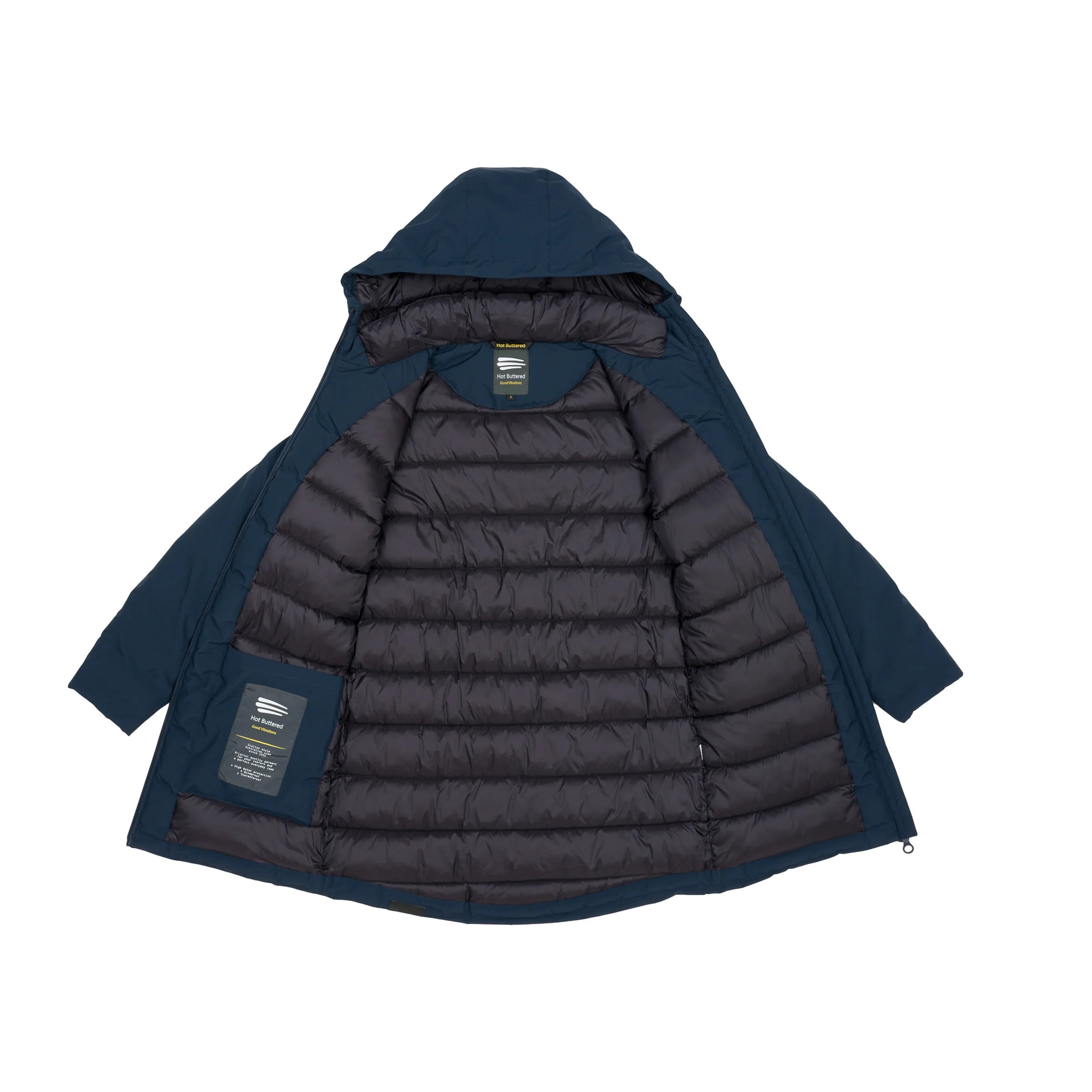 Parka ANOUK imbottito impermeabile blu navy