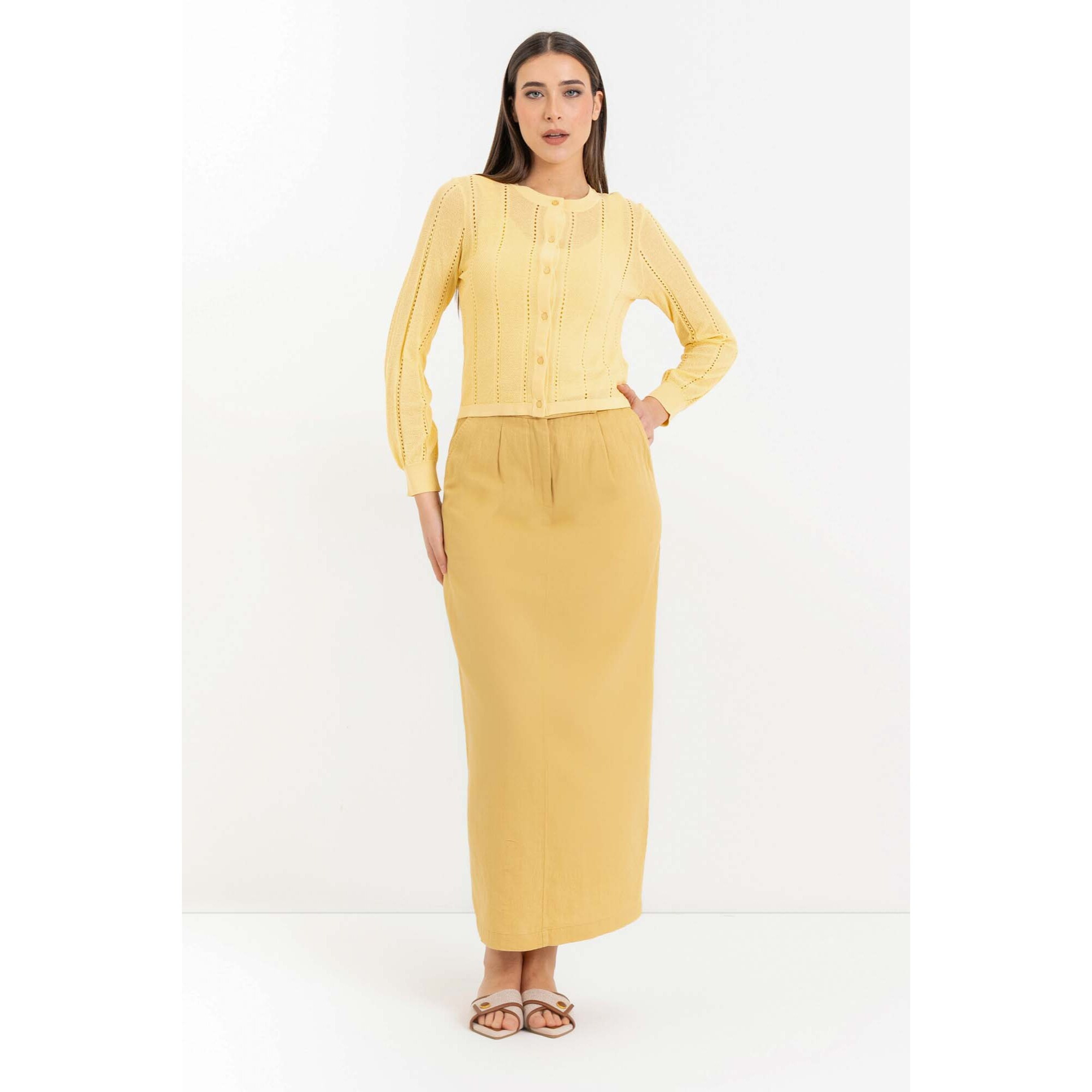 Kocca - Maglia cardigan con scollo tondo Donna