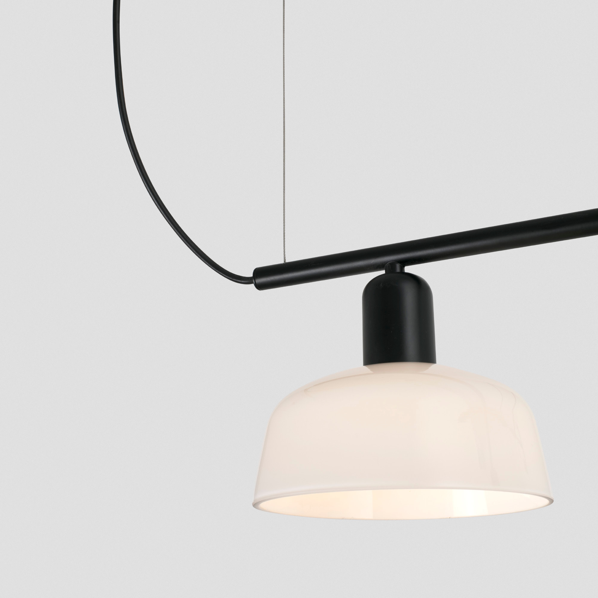 TATAWIN LINEAL S Colgante cristal lineal blanco