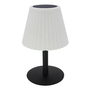 Lampe de table solaire 2 en 1 LADY SPIKE BOUFFANT H62cm