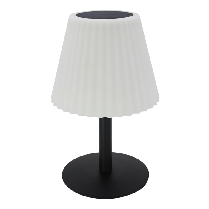 Lampe de table solaire 2 en 1 LADY SPIKE BOUFFANT H62cm