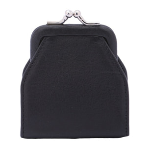 Portafoglio donna in vera pelle - Modello False - Casual - 7.5 x 9.0 x 4.5 cm