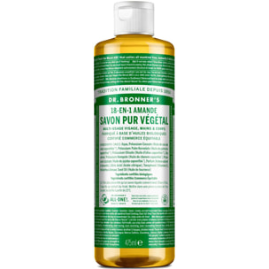 Savon liquide Amande - Un savon de Castille liquide naturel 18-en-1