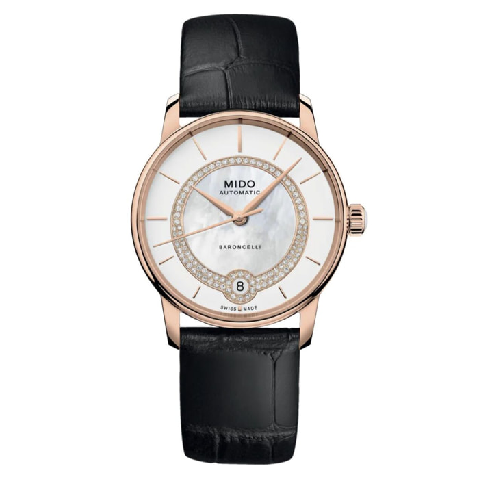 Reloj Mido M0378073603100 Mujer Analogico Automatico con Correa de Cuero