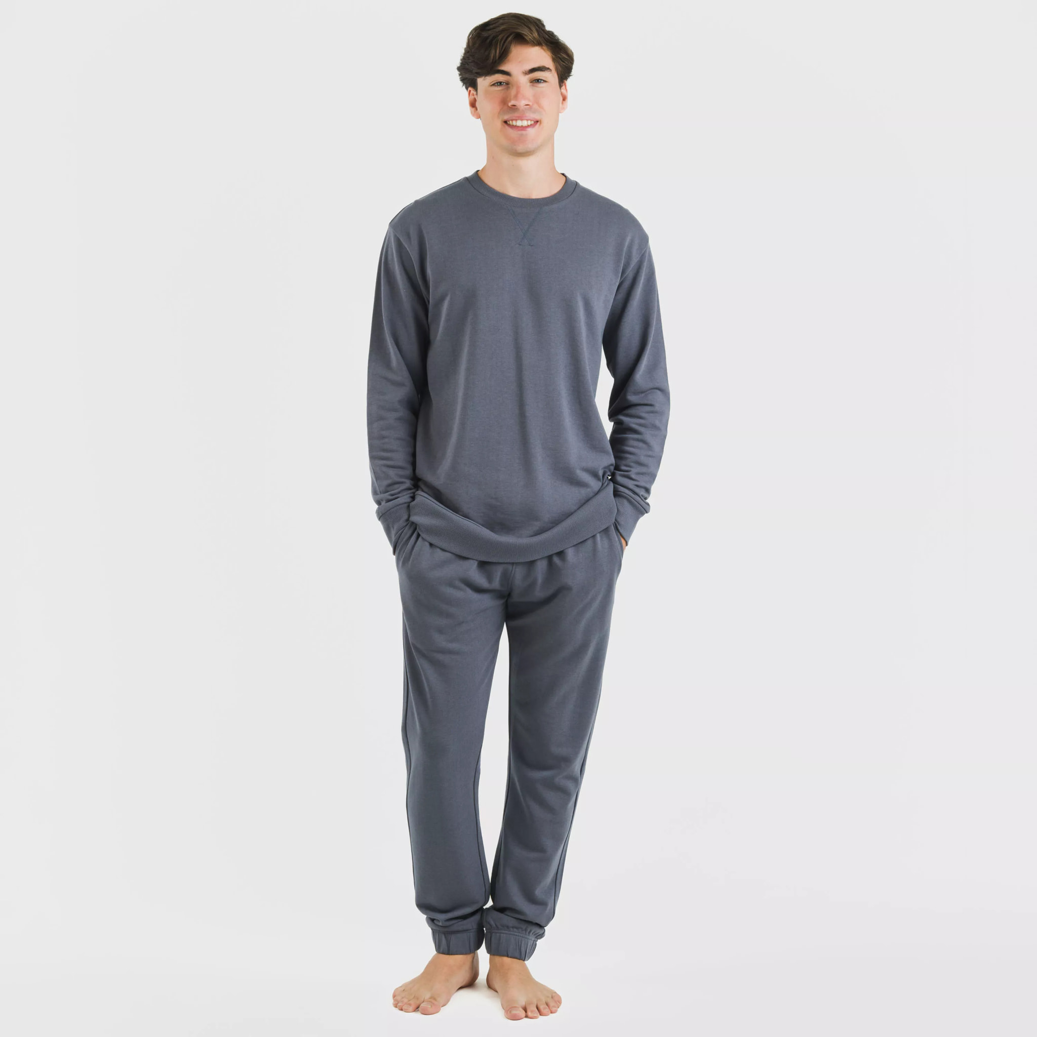 Pantalón largo básico deportivo índigo