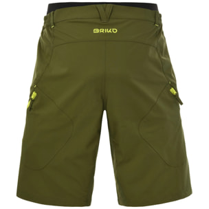 Pantaloncini Briko Uomo Verde Mtb Pant Man