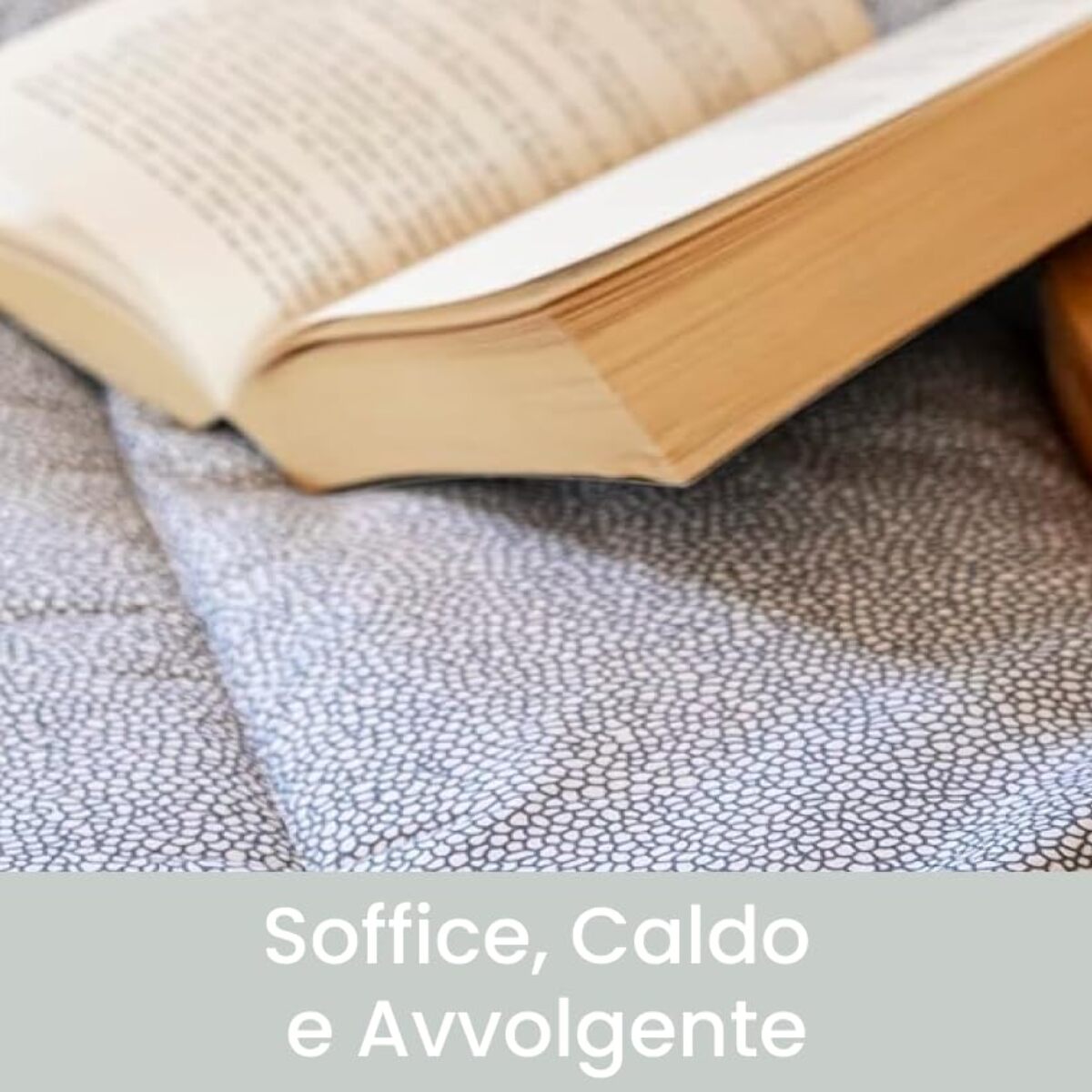 INTRECCI Piumino Matrimoniale, 260 x 260 cm, Piumino Ecologico, Caldo, Invernale, 300 g/m², Anallergico e Antiacaro, Made in Italy, Lavabile in Lavatrice, Soffice, Morbido. Fantasia: Stone Grigia