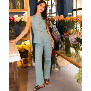 Pantalón recto de mujer