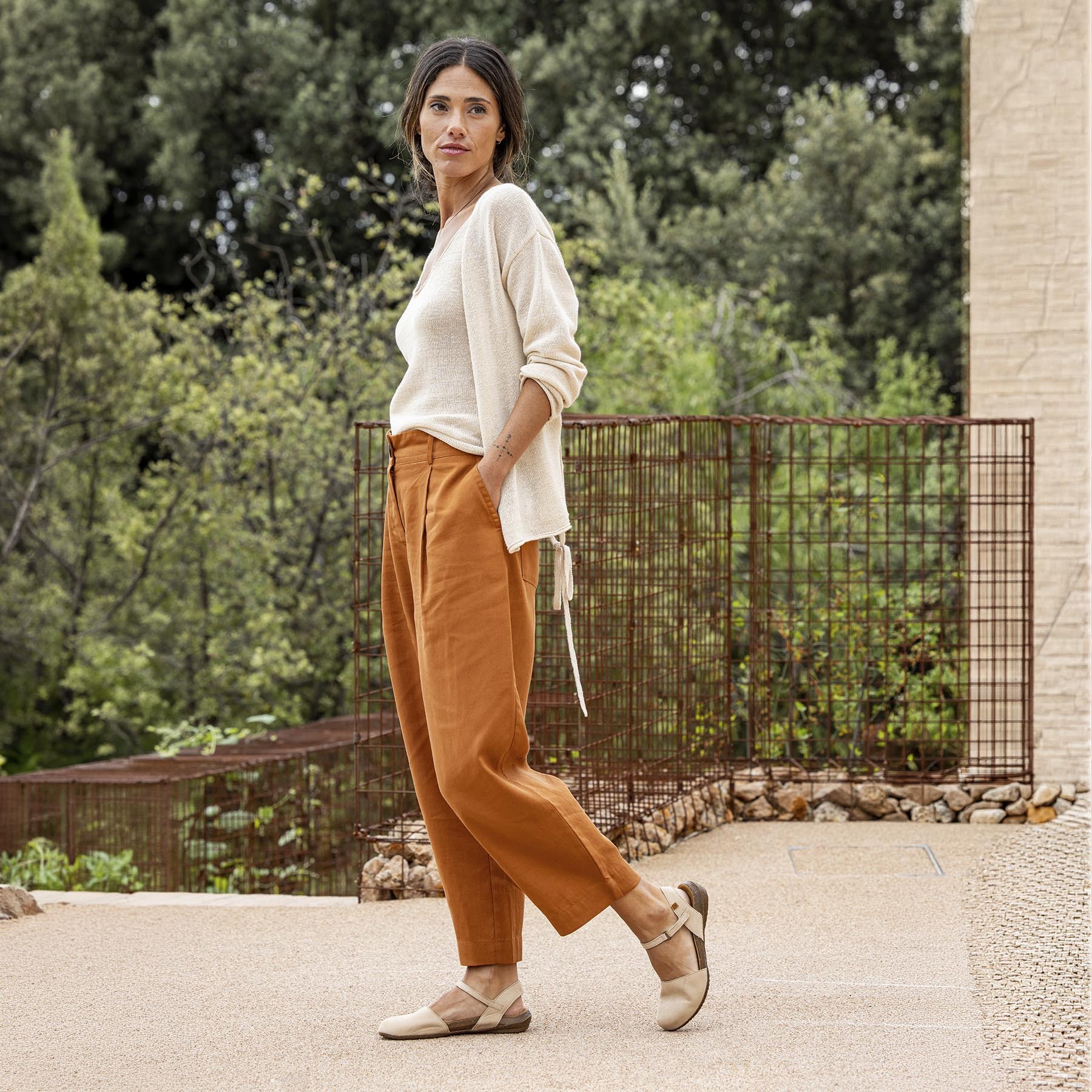 Sandalias N412 NOBUCK LAVADO MALVA / WAKATAUA color Malva