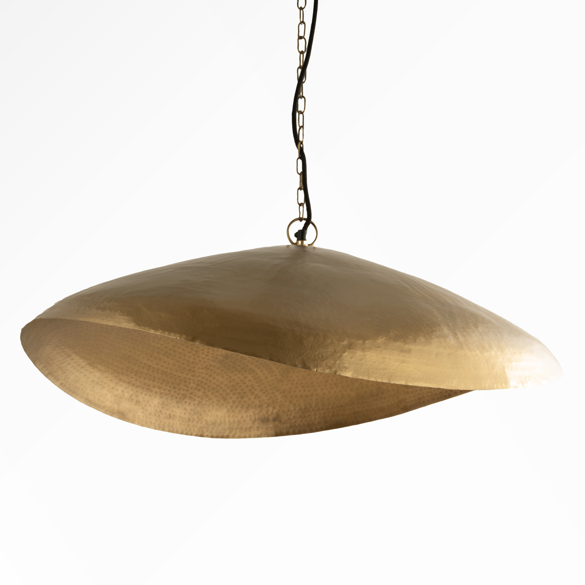 Suspension en métal doré 72 cm - Elora