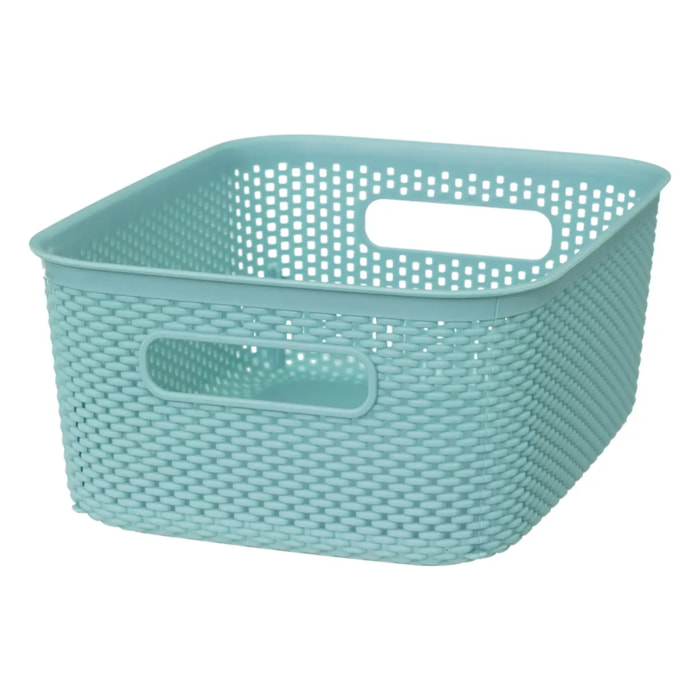 Panier en crochet Crochy 4L bleu