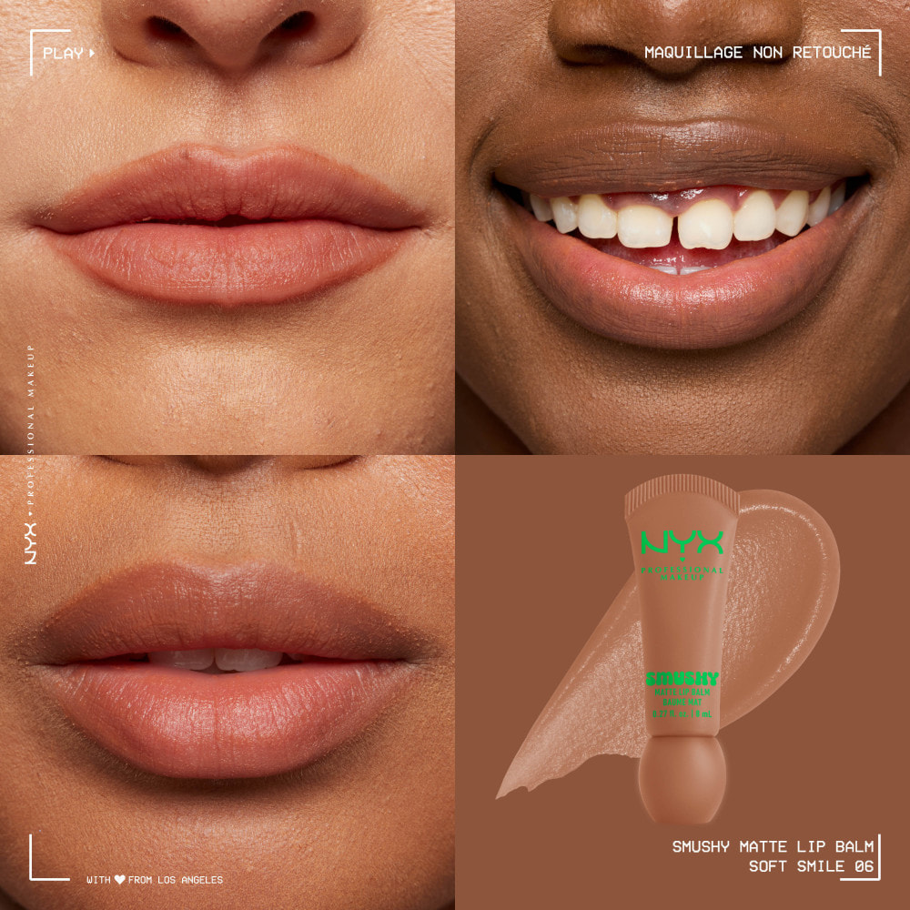 NYX Professional Makeup Smushy baume à lèvres teinté Soft Smile