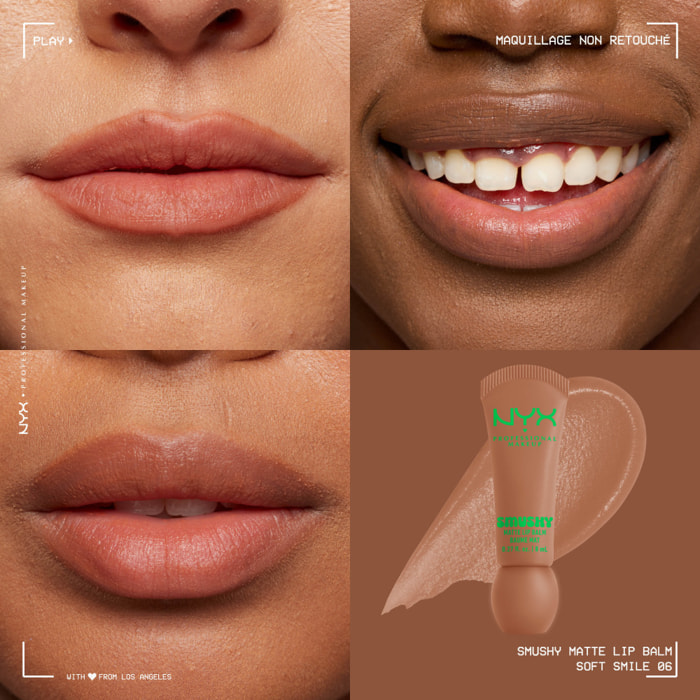 NYX Professional Makeup Smushy baume à lèvres teinté Soft Smile