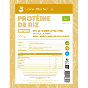 Protéine de Riz Germée - Nature