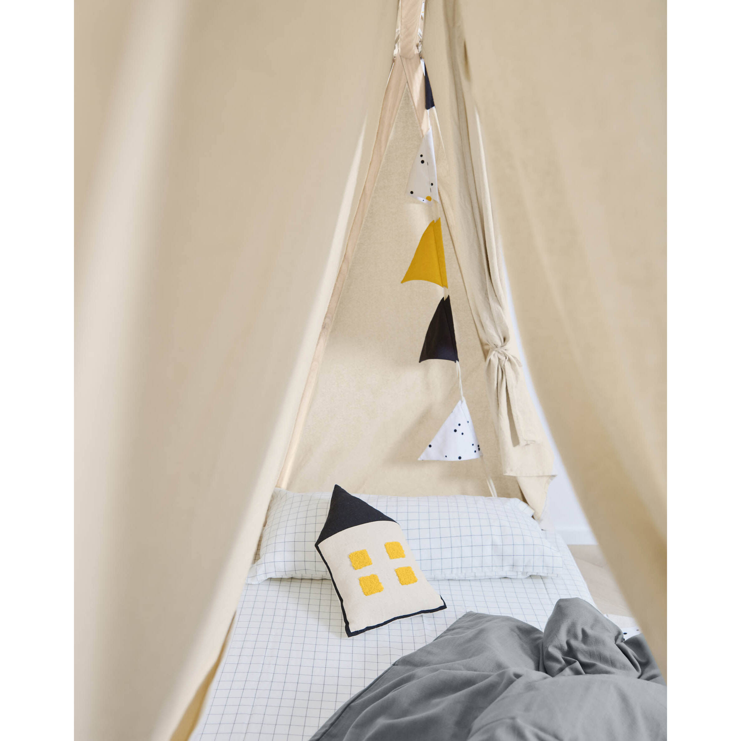 Kave Home - Coperta 100% cotone per letto tipi Maralis 70x 140 cm