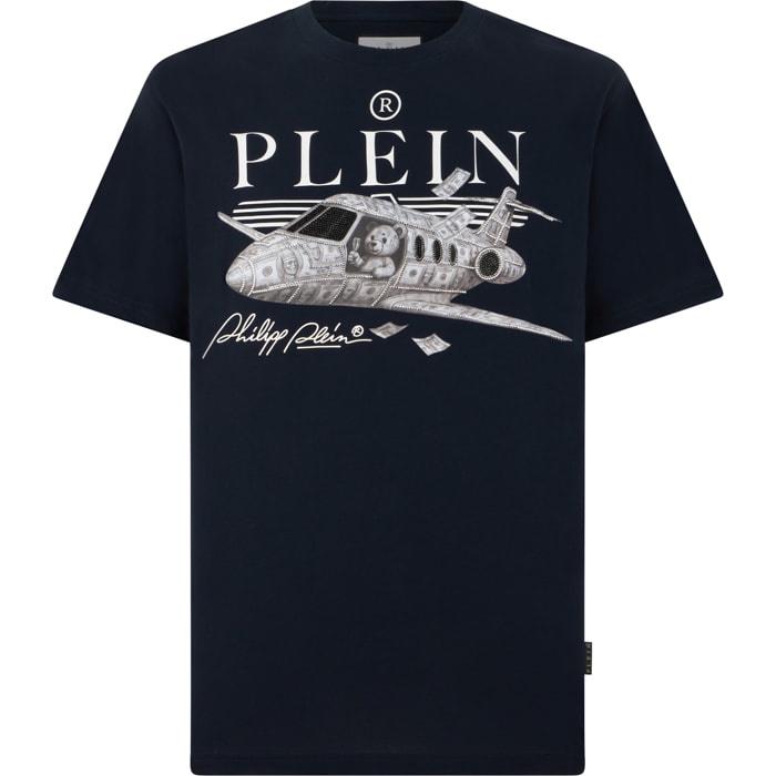 PHILIPP PLEIN Camiseta de cuello redondo y manga corta TEDDY