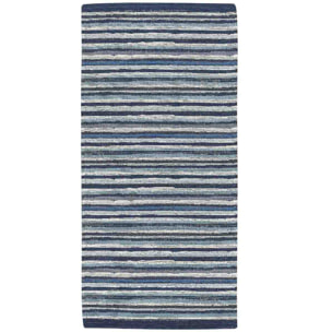 Tappeto Cucina Bagno Righe Blu