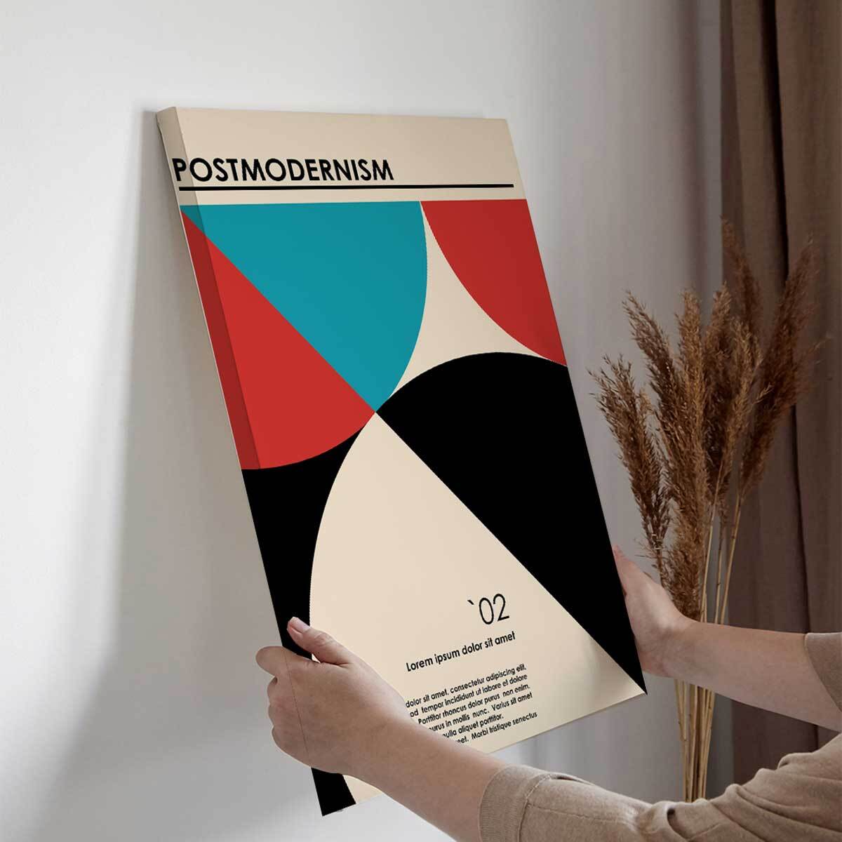 Tableau Postmodernism formes graphiques Toile imprimée