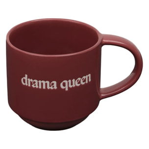 Coffret mug 38cl + chaussettes Drama Queen bordeau