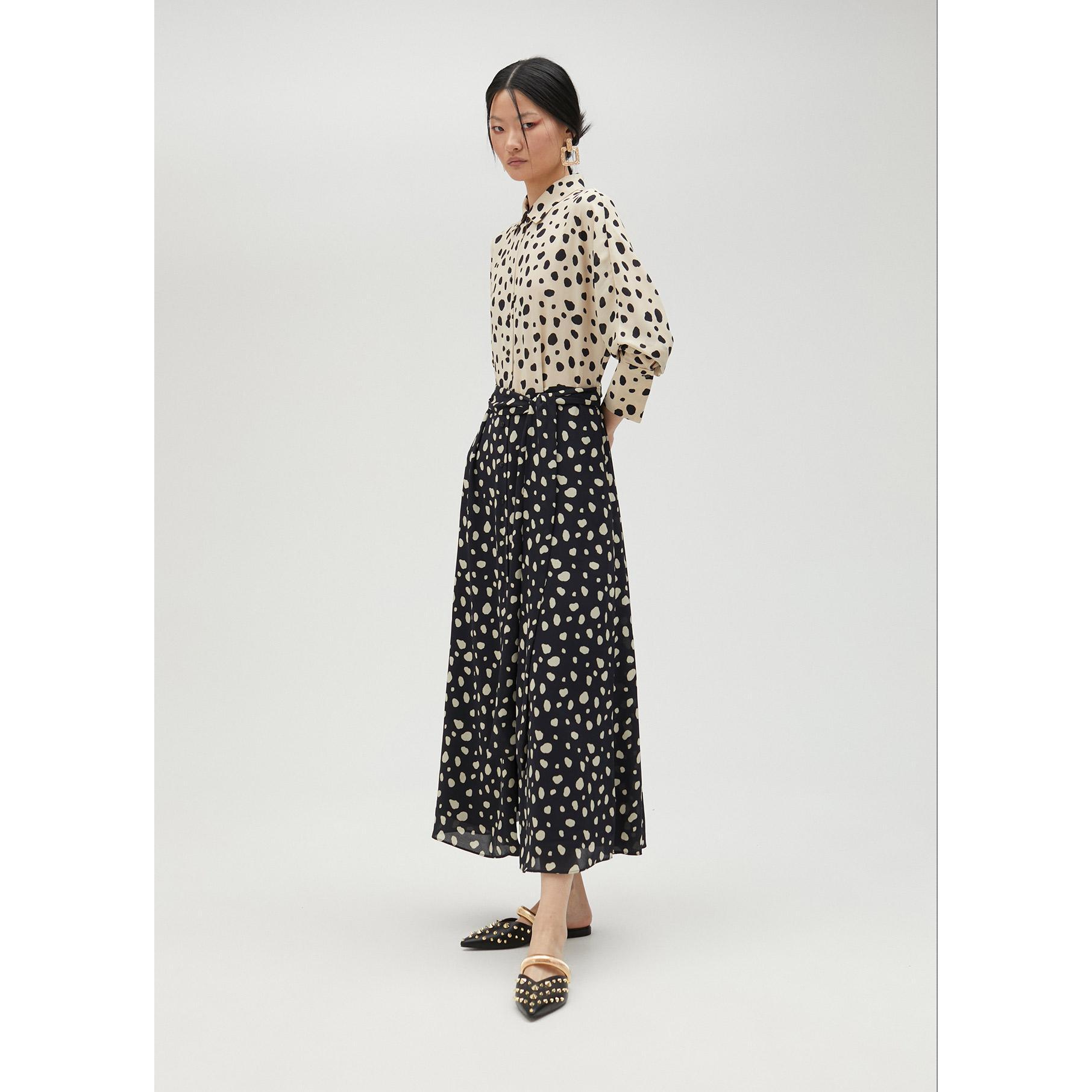 Vestito chemisier a pois