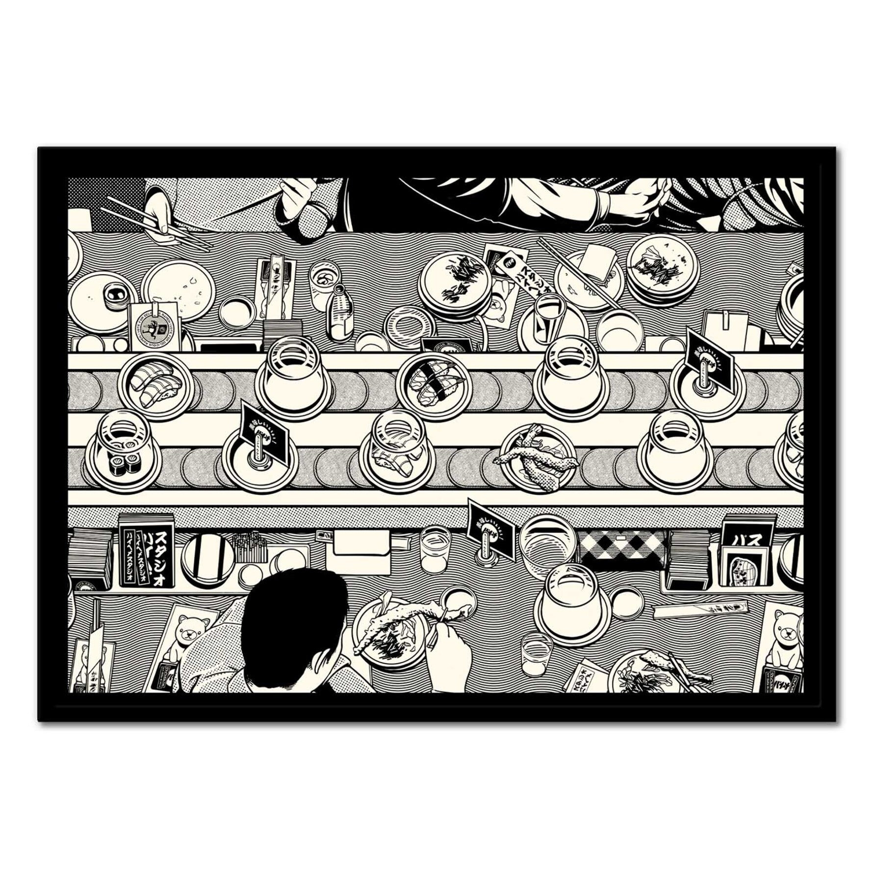 Affiche - Sushi Bar - Paiheme studio