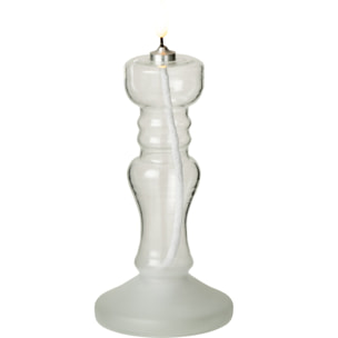 J-Line bougie - verre - transparent - lumières LED