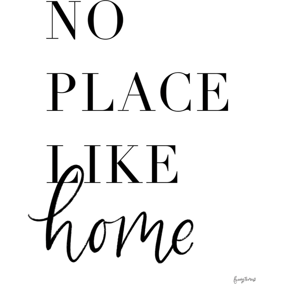 Tableau no place like home Toile imprimée