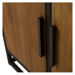 Etagère en bois de cèdre recyclé et métal - Raffi