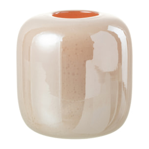 J-Line Vase Julien Verre Orange/Rose Small