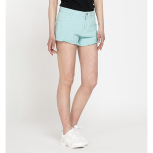 SHORT STRETCH, MODELLO 757. Vita regolare e gamba regolare.