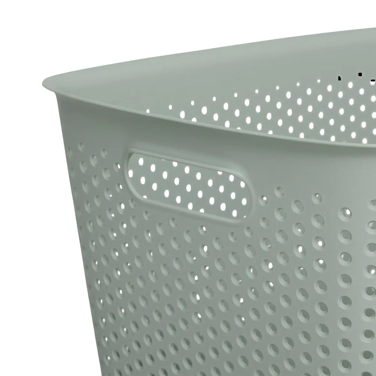 Panier "Tila" 17L sauge en plastique