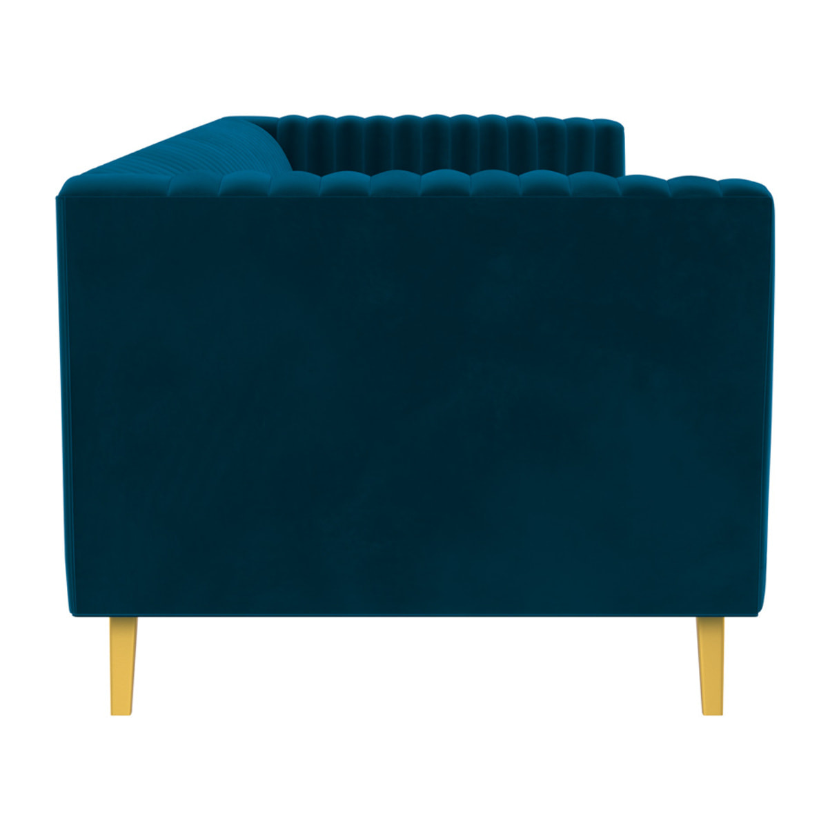 Canapé 3 places en velours bleu foncé - Gatsby