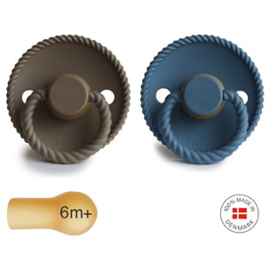 Frigg Pack 2 Chupetes Block Latex Rope