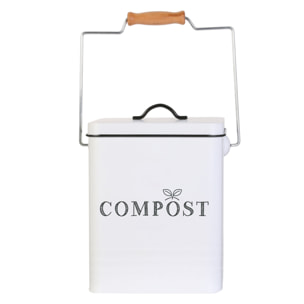 Poubelle De Compostage En Metal 5l