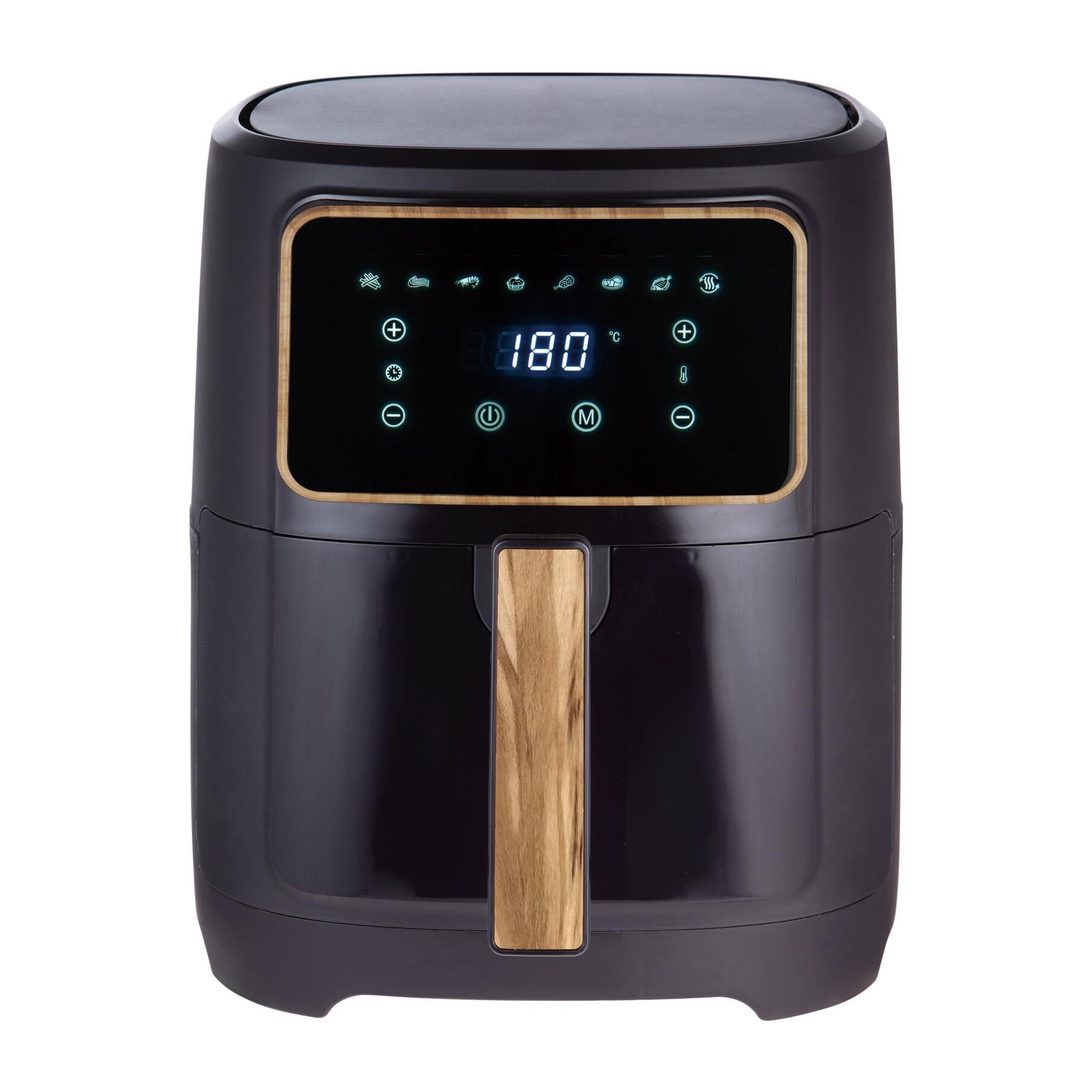 Freidora de aire olivar de 6,9l y 1800w con 8 funciones
