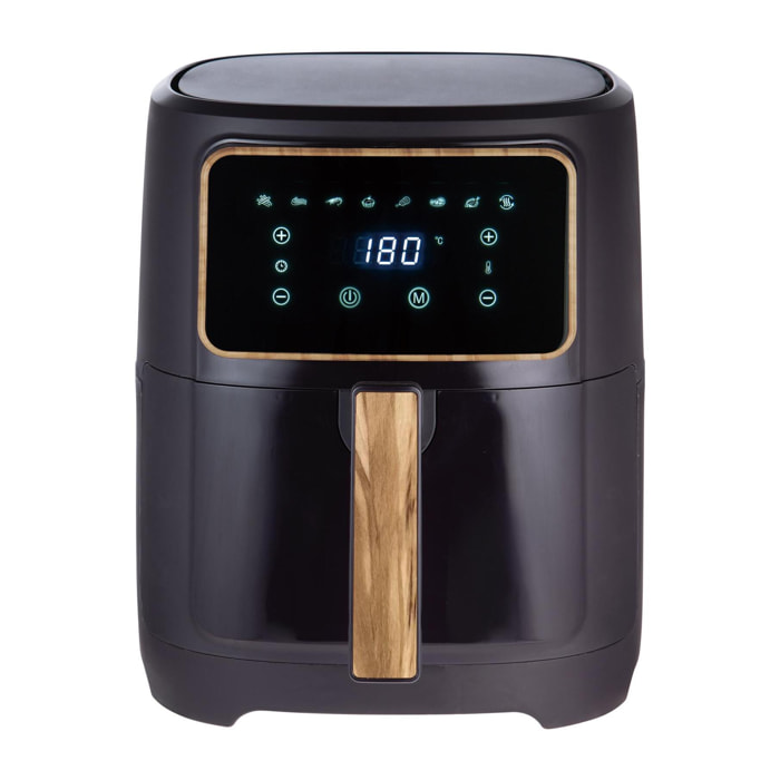 Freidora de aire olivar de 6,9l y 1800w con 8 funciones
