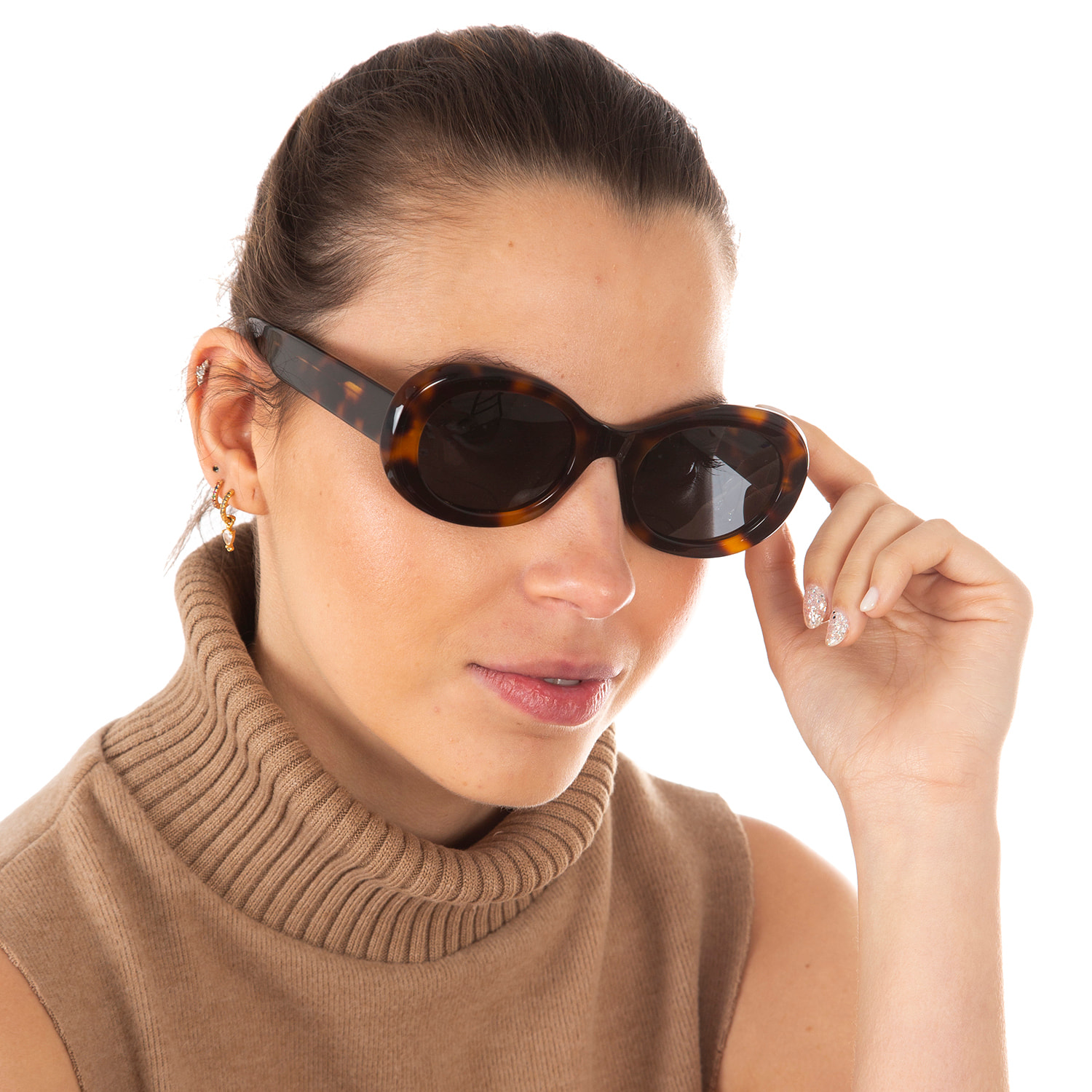 Gafas de sol OCEAN GENEVE - Negro mate / Ahumada