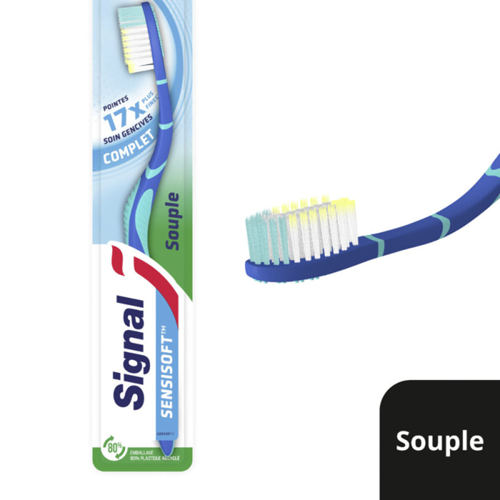 6 Brosses à dents SIGNAL Sensisoft Complet Souple (Lot de 6)