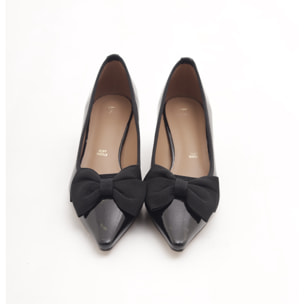 DECOLLETE FIOCCO NERO