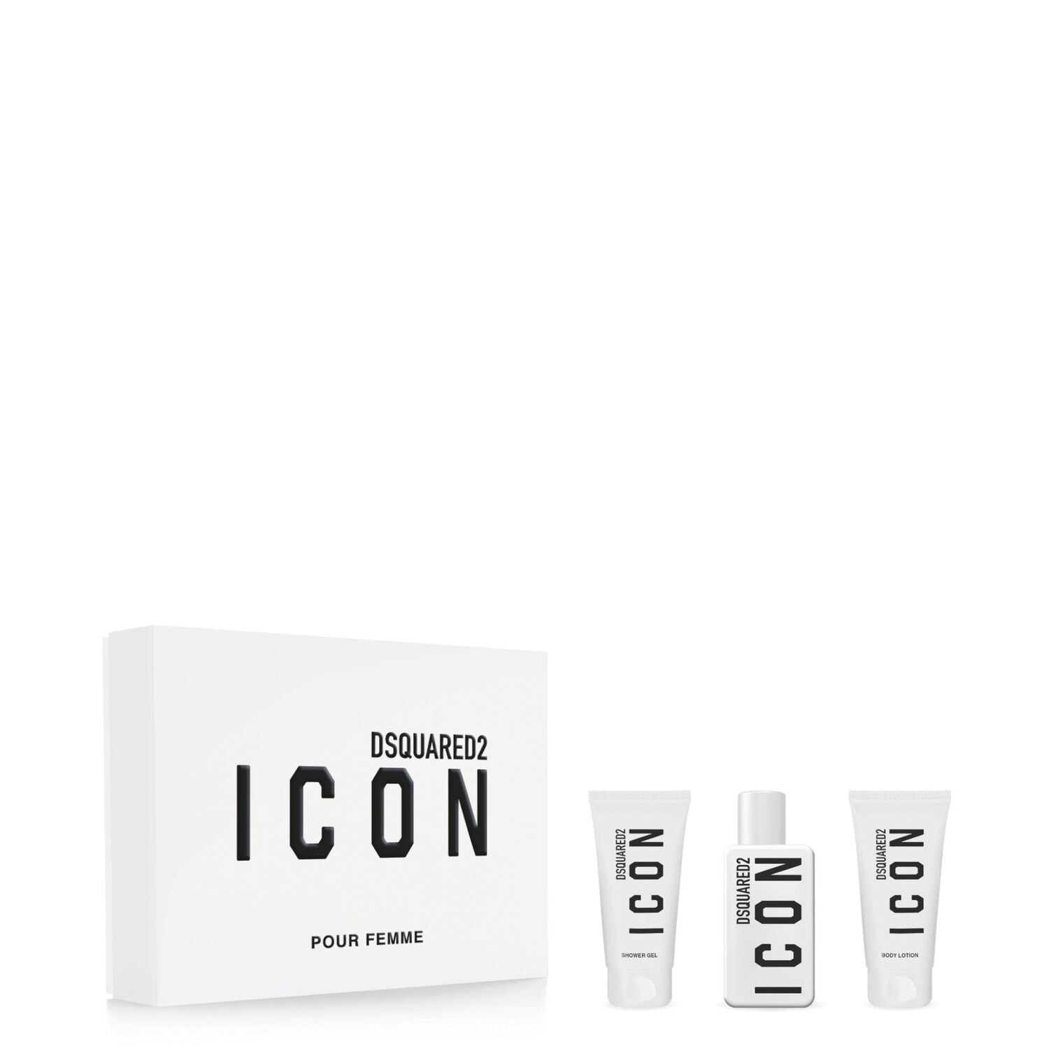 Icon Femme - Coffret Eau de parfum 50ml, Gel douche & Lait corps 50ml