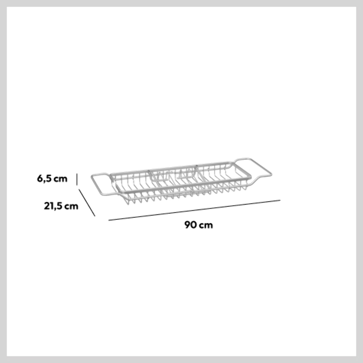 Plateau baignoire en aluminium