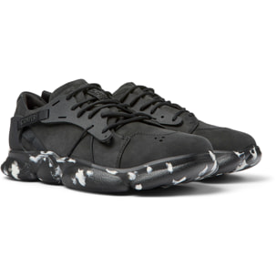 Sneakers - CAMPER Karst - Nero - Pelle nabuk