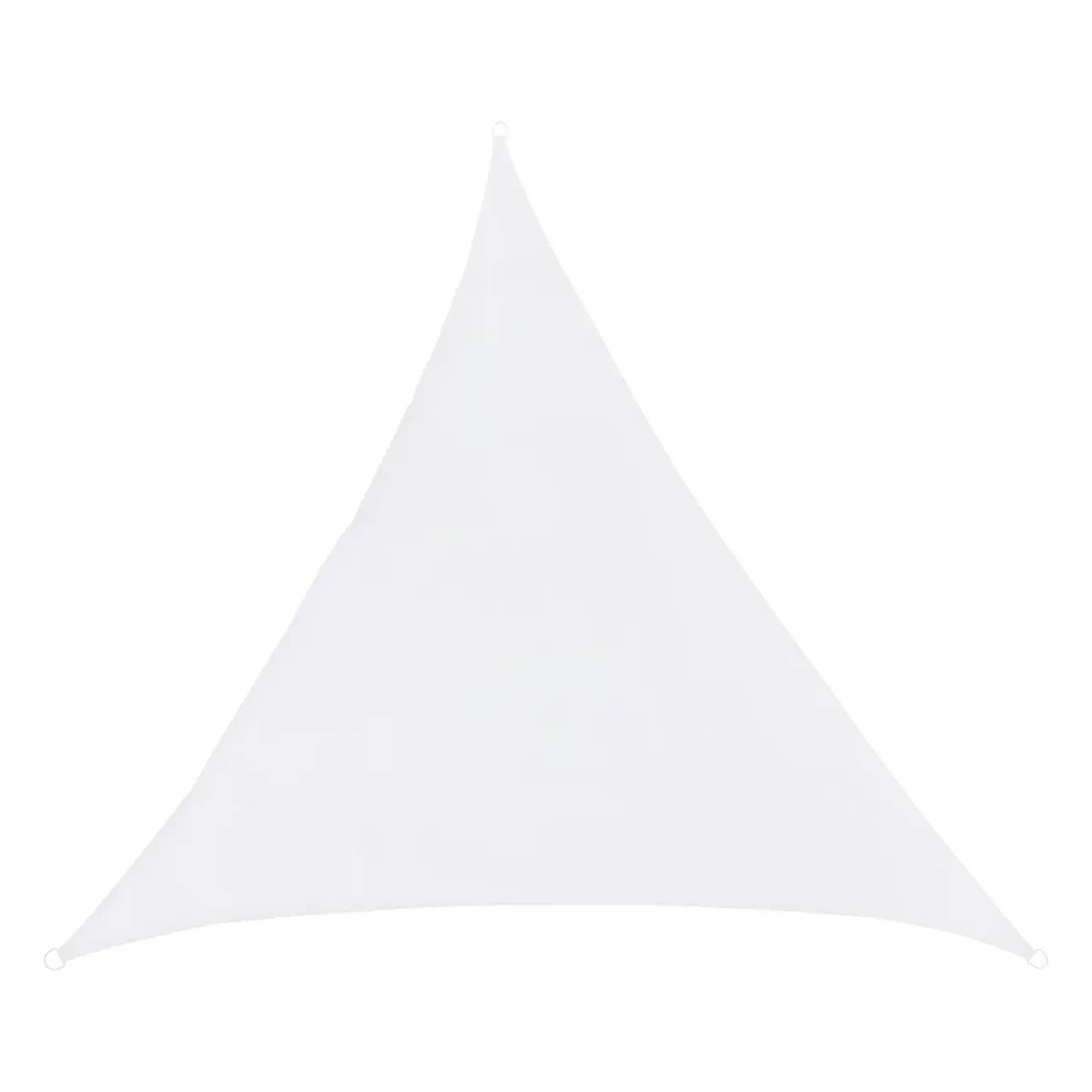 Voile d'ombrage triangulaire Curacao Blanc